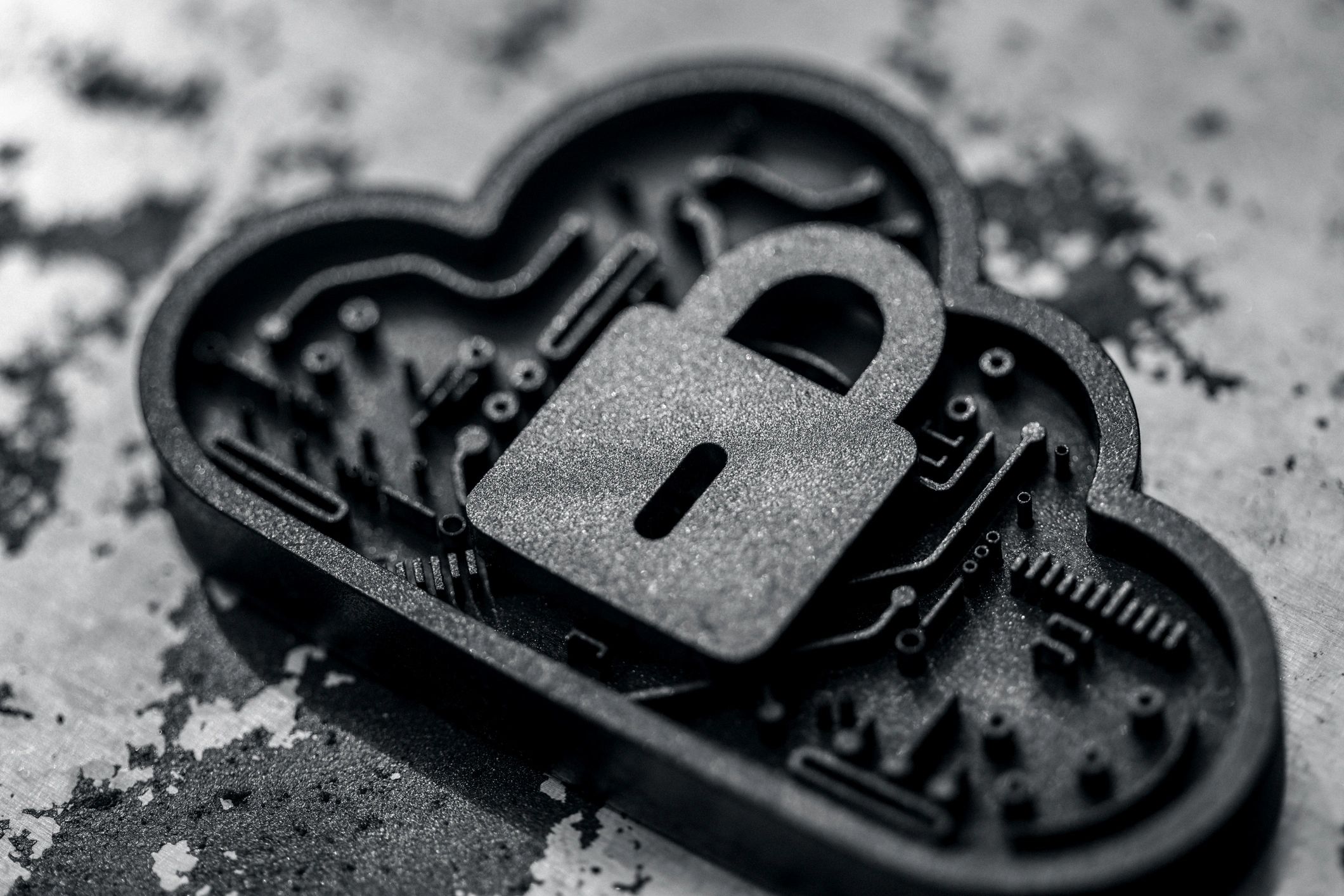 Cloud lock icon representing privacy and data security